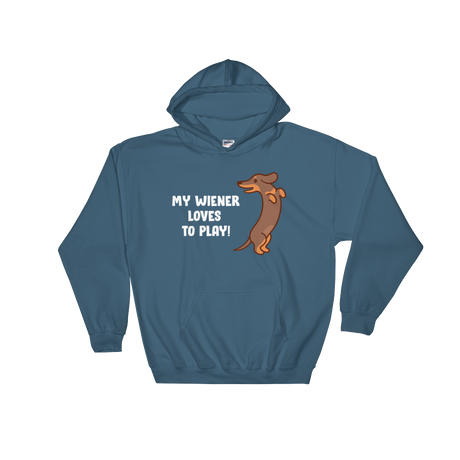 Playful Wiener (Hoodie)-Hoodie-Swish Embassy