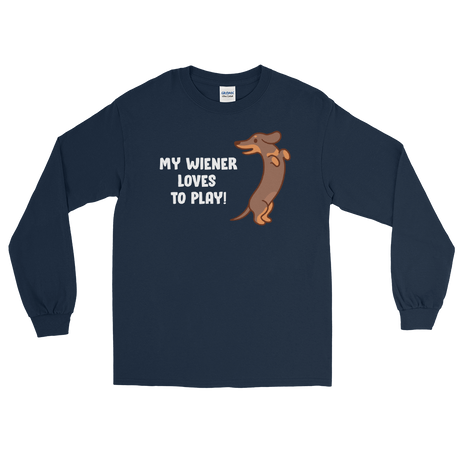 Playful Wiener (Long Sleeve)-Long Sleeve-Swish Embassy