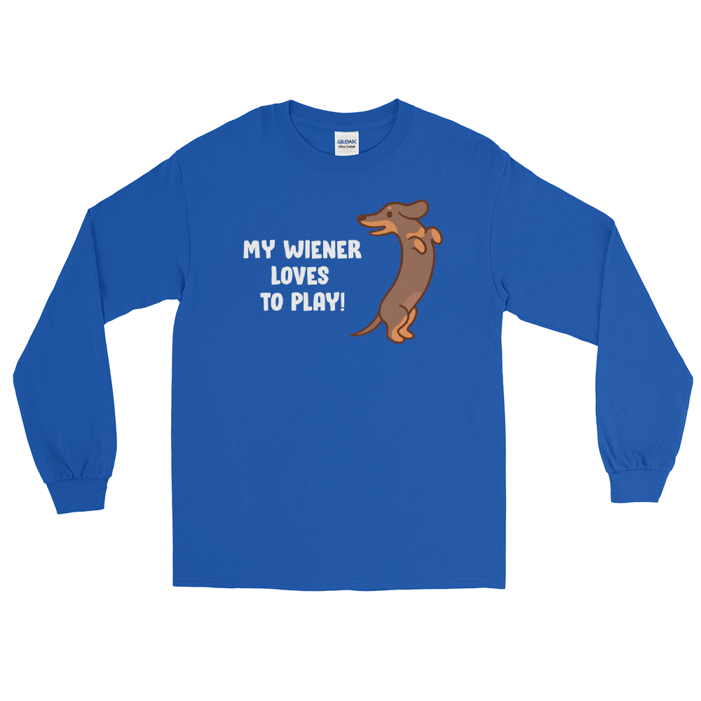 Playful Wiener (Long Sleeve)-Long Sleeve-Swish Embassy