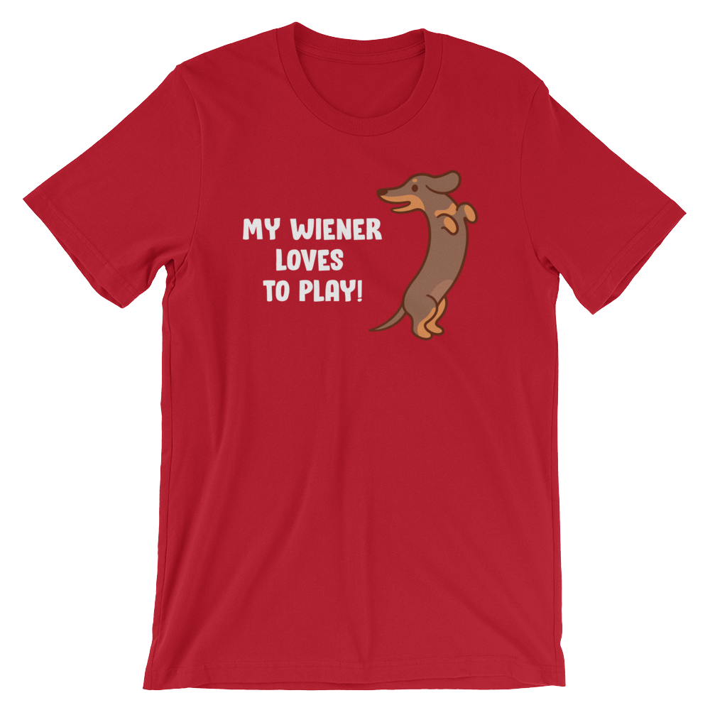 Playful Wiener-T-Shirts-Swish Embassy