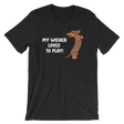 Playful Wiener-T-Shirts-Swish Embassy