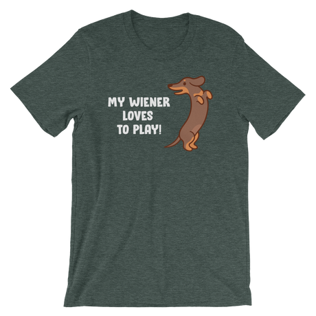 Playful Wiener-T-Shirts-Swish Embassy