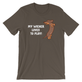 Playful Wiener-T-Shirts-Swish Embassy