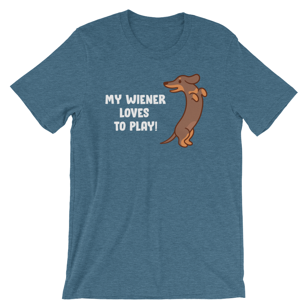 Playful Wiener-T-Shirts-Swish Embassy