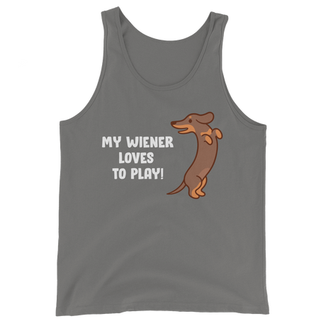 Playful Wiener (Tank Top)-Tank Top-Swish Embassy