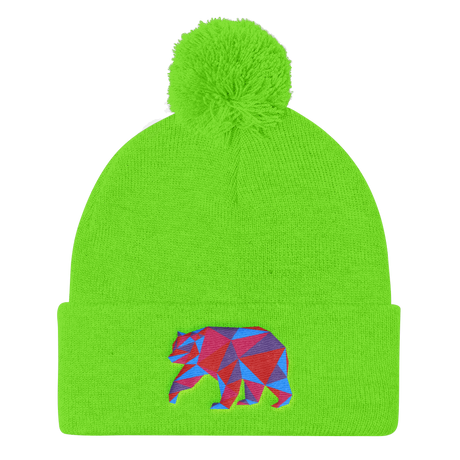 Polygon Bear (Beanie)-Beanie-Swish Embassy