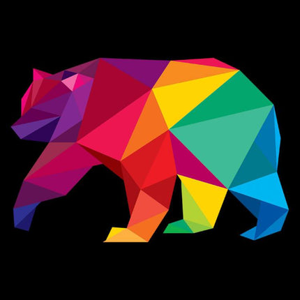 Polygon Bear-T-Shirts-Swish Embassy