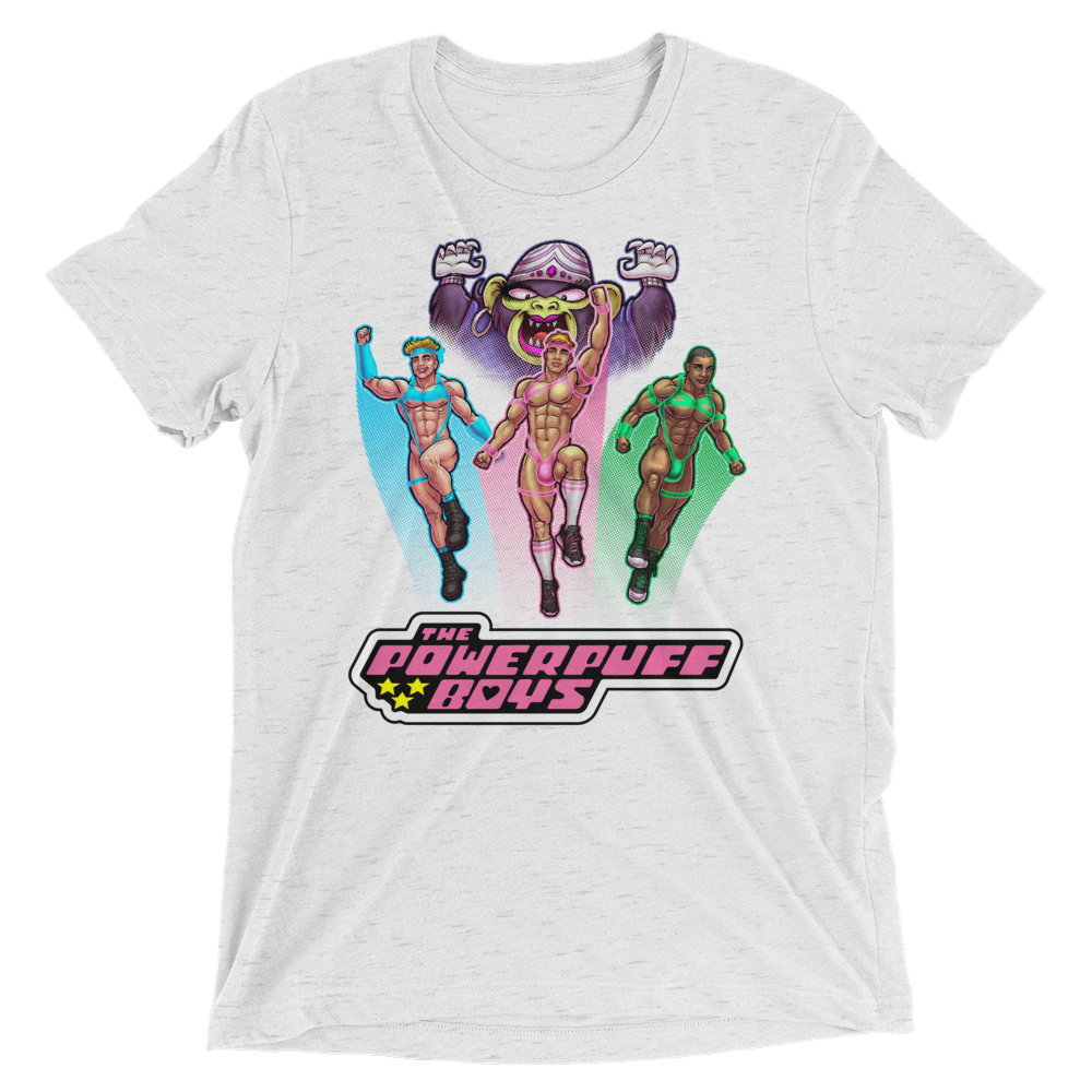 Powerpuff Boys (Retail Triblend)-Triblend T-Shirt-Swish Embassy