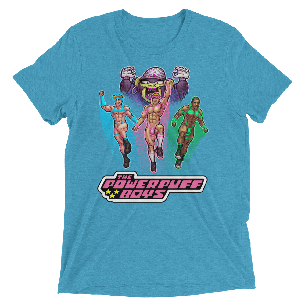 Powerpuff Boys (Retail Triblend)-Triblend T-Shirt-Swish Embassy