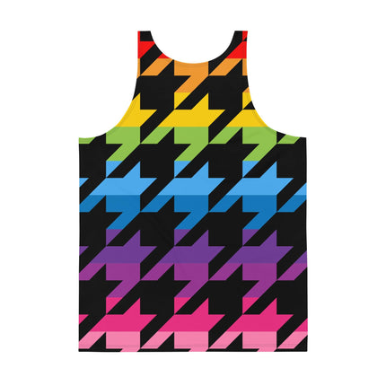 Pride Houndstooth (Allover Tank Top)-Allover Tank Top-Swish Embassy