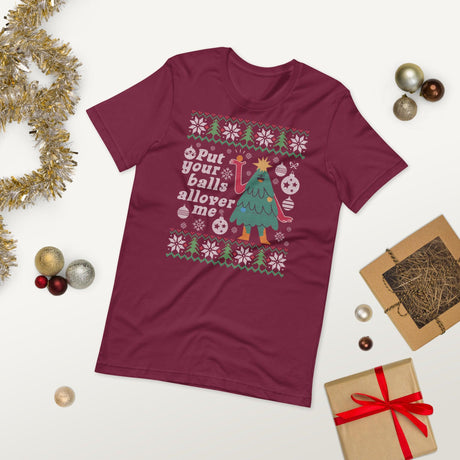 Put Your Balls (Ugly Christmas)-Christmas T-Shirts-Swish Embassy