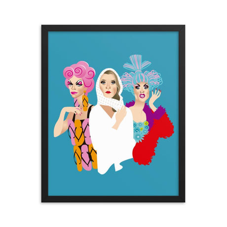 Queens of the Desert (Framed poster)-Swish Embassy