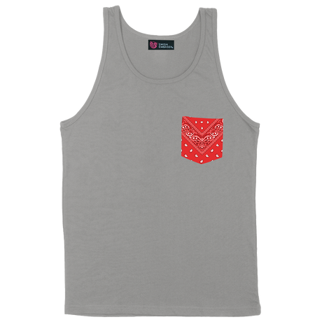 Red Bandana (Pocket Tank)-Pocket Tank-Swish Embassy