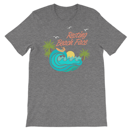 Resting Beach Face-T-Shirts-Swish Embassy