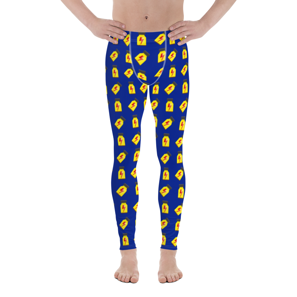 Rush Blue and Yellow (Meggings)-Meggings-Swish Embassy