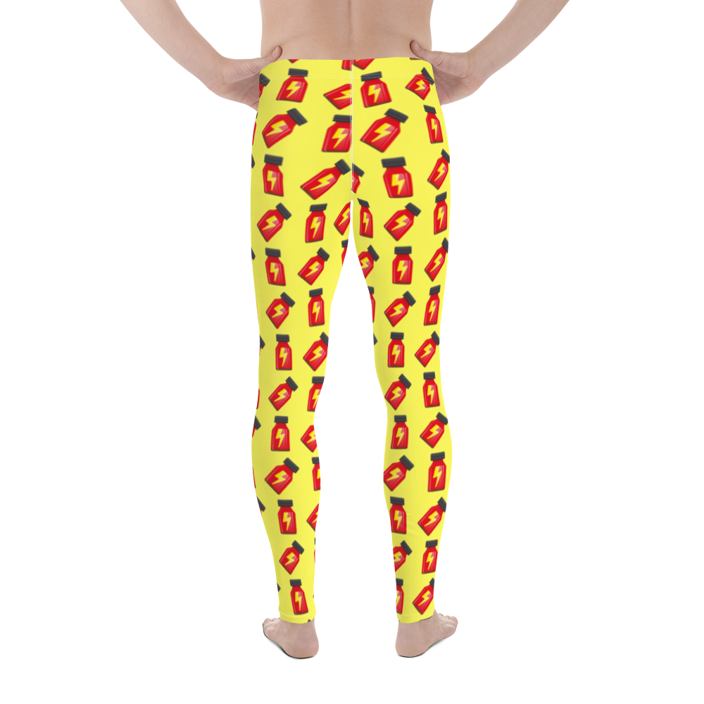 Rush Yellow and Red (Meggings)-Meggings-Swish Embassy