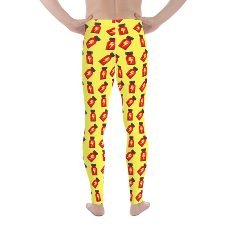 Rush Yellow and Red (Meggings)-Meggings-Swish Embassy