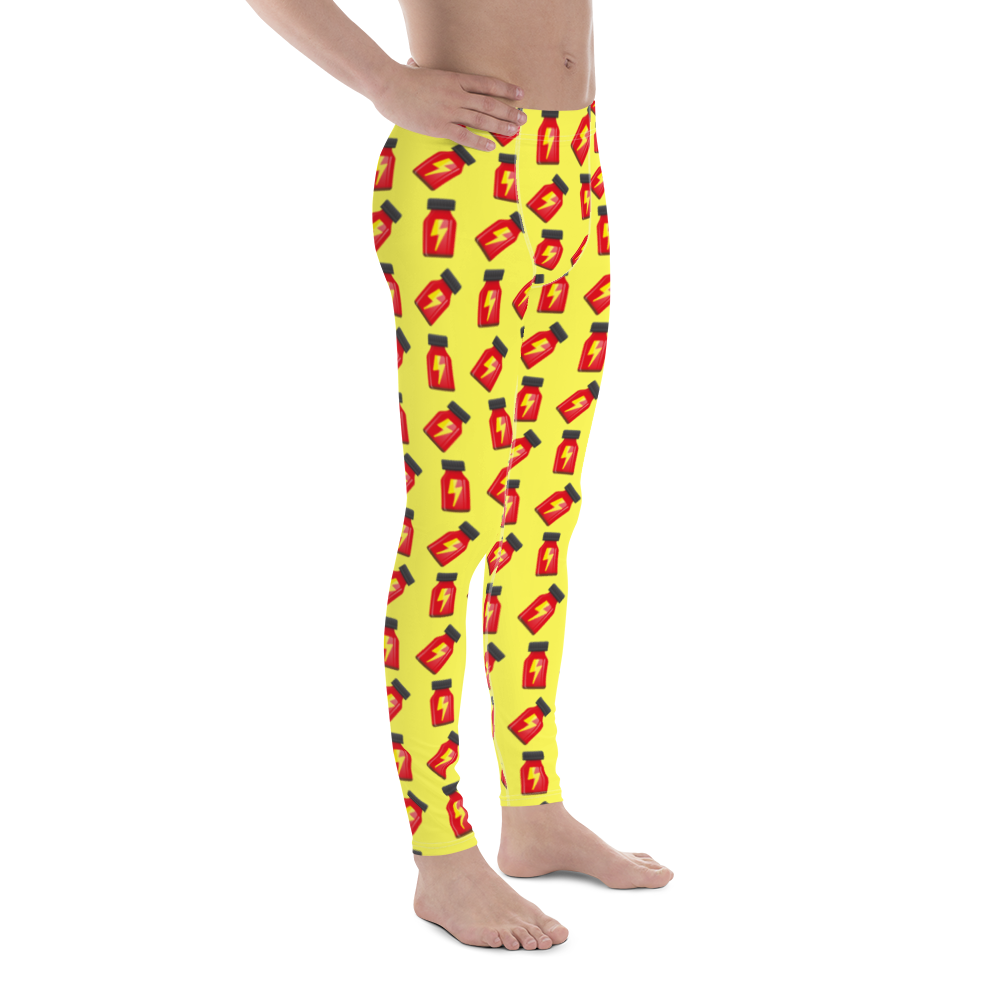 Rush Yellow and Red (Meggings)-Meggings-Swish Embassy