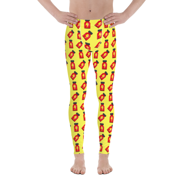 Rush Yellow and Red (Meggings)-Meggings-Swish Embassy