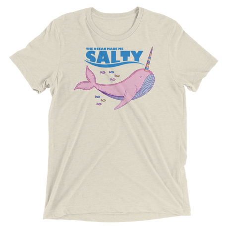 Salty Narwhal (Retail Triblend)-Triblend T-Shirt-Swish Embassy