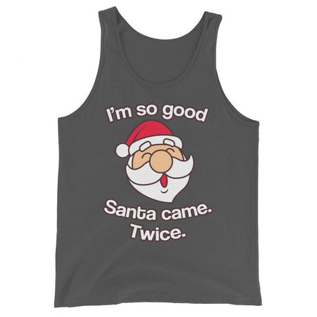 Santa Came Twice (Tank Top)-Christmas Tanks-Swish Embassy