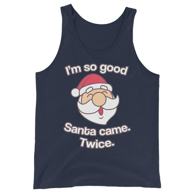 Santa Came Twice (Tank Top)-Christmas Tanks-Swish Embassy