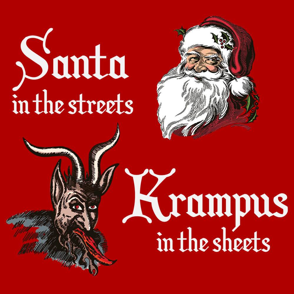 krampus and santa