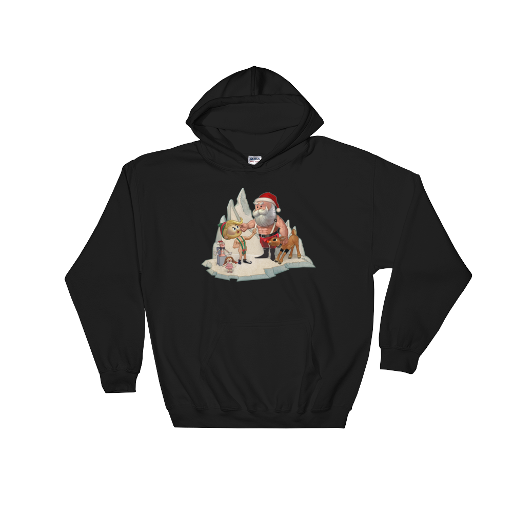 Santa's Little Helper (Hoodie)-Christmas Hoodies-Swish Embassy