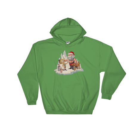 Santa's Little Helper (Hoodie)-Christmas Hoodies-Swish Embassy