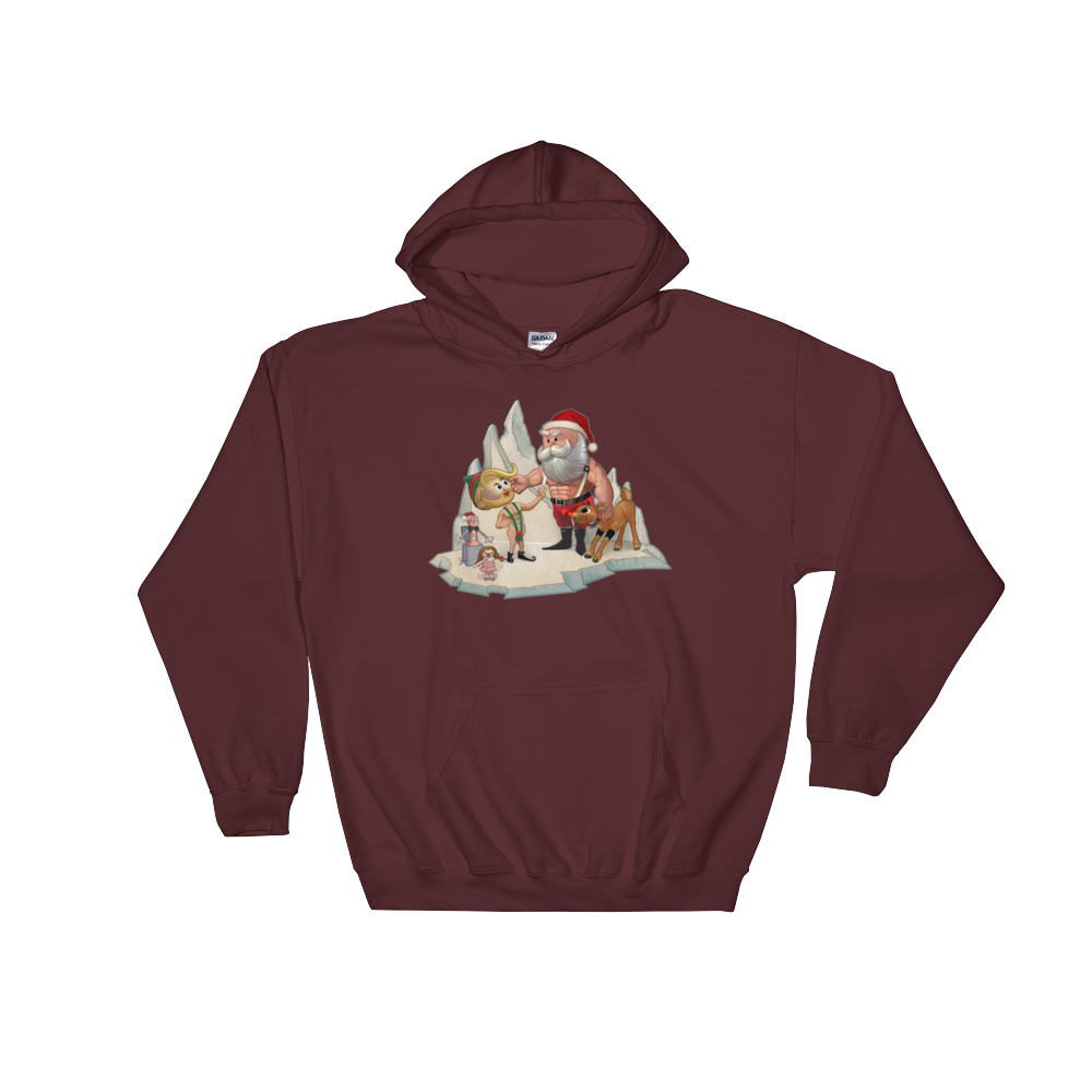 Santa's Little Helper (Hoodie)-Christmas Hoodies-Swish Embassy