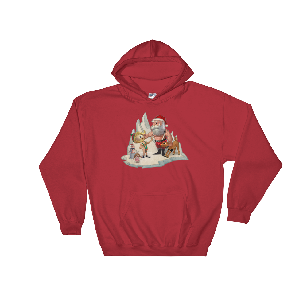 Santa's Little Helper (Hoodie)-Christmas Hoodies-Swish Embassy