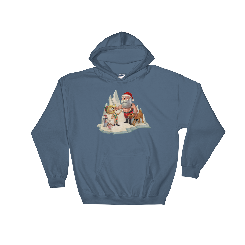 Santa's Little Helper (Hoodie)-Christmas Hoodies-Swish Embassy