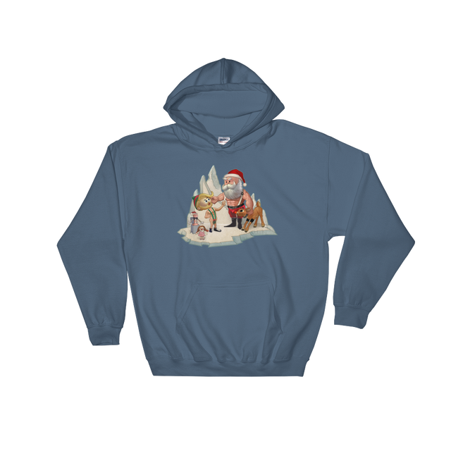 Santa's Little Helper (Hoodie)-Christmas Hoodies-Swish Embassy