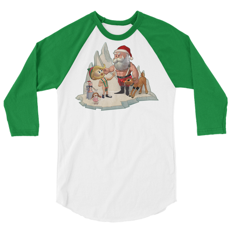 Santa's Little Helper (Raglan)-Raglan-Swish Embassy