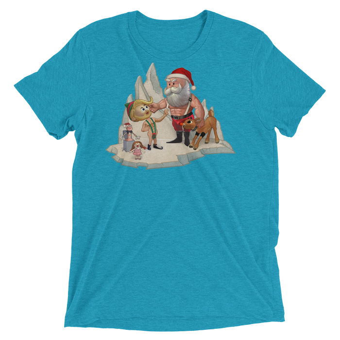Santa's Little Helper (Retail Triblend)-Triblend T-Shirt-Swish Embassy