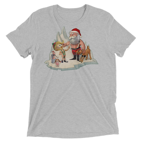 Santa's Little Helper (Retail Triblend)-Triblend T-Shirt-Swish Embassy