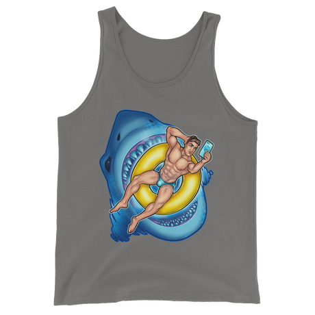 Shark Selfie Tank (Personalize - Cruise Collection)-Swish Embassy