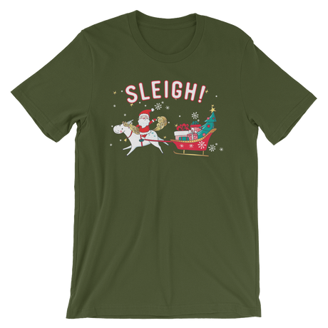 Sleigh-Christmas T-Shirts-Swish Embassy