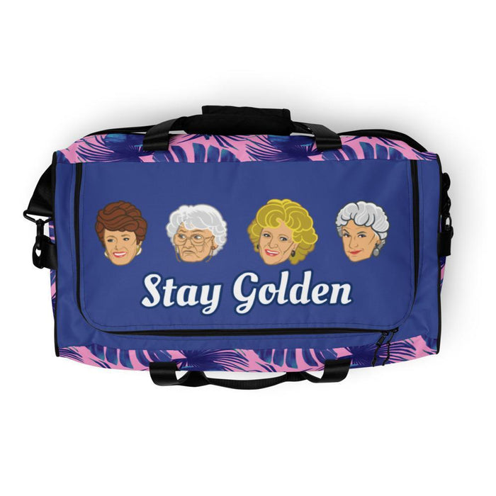 Stay Golden (Duffle bag)-Duffle Bag-Swish Embassy
