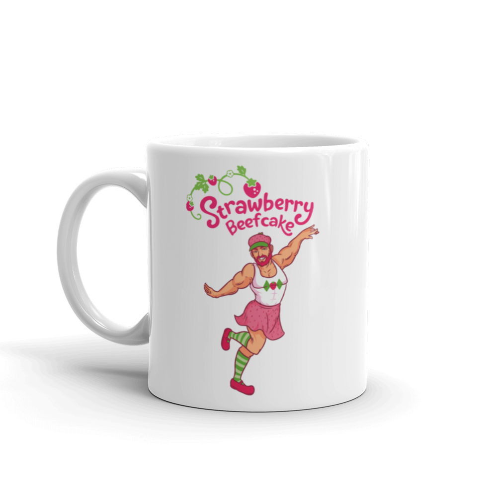 Strawberry Beefcake (Mug)-Mugs-Swish Embassy