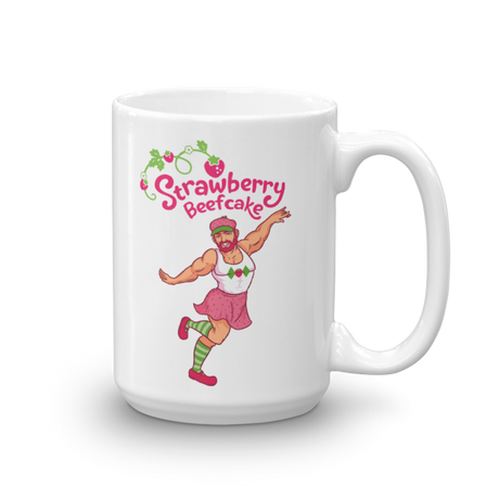 Strawberry Beefcake (Mug)-Mugs-Swish Embassy