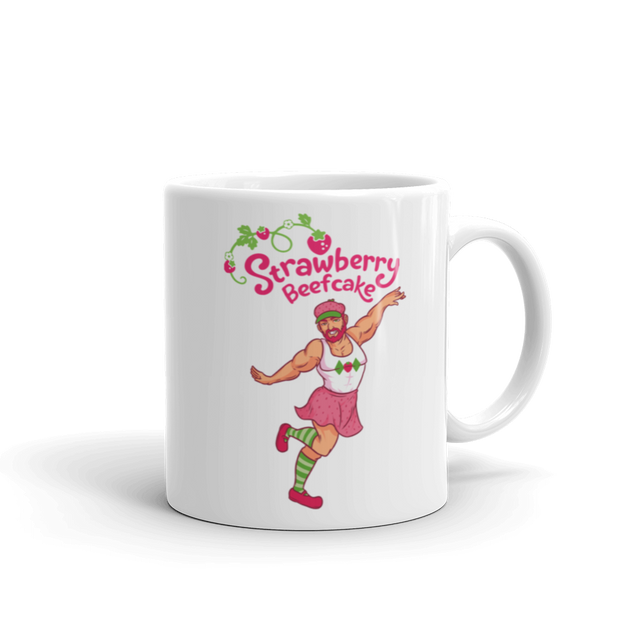 Strawberry Beefcake (Mug)-Mugs-Swish Embassy