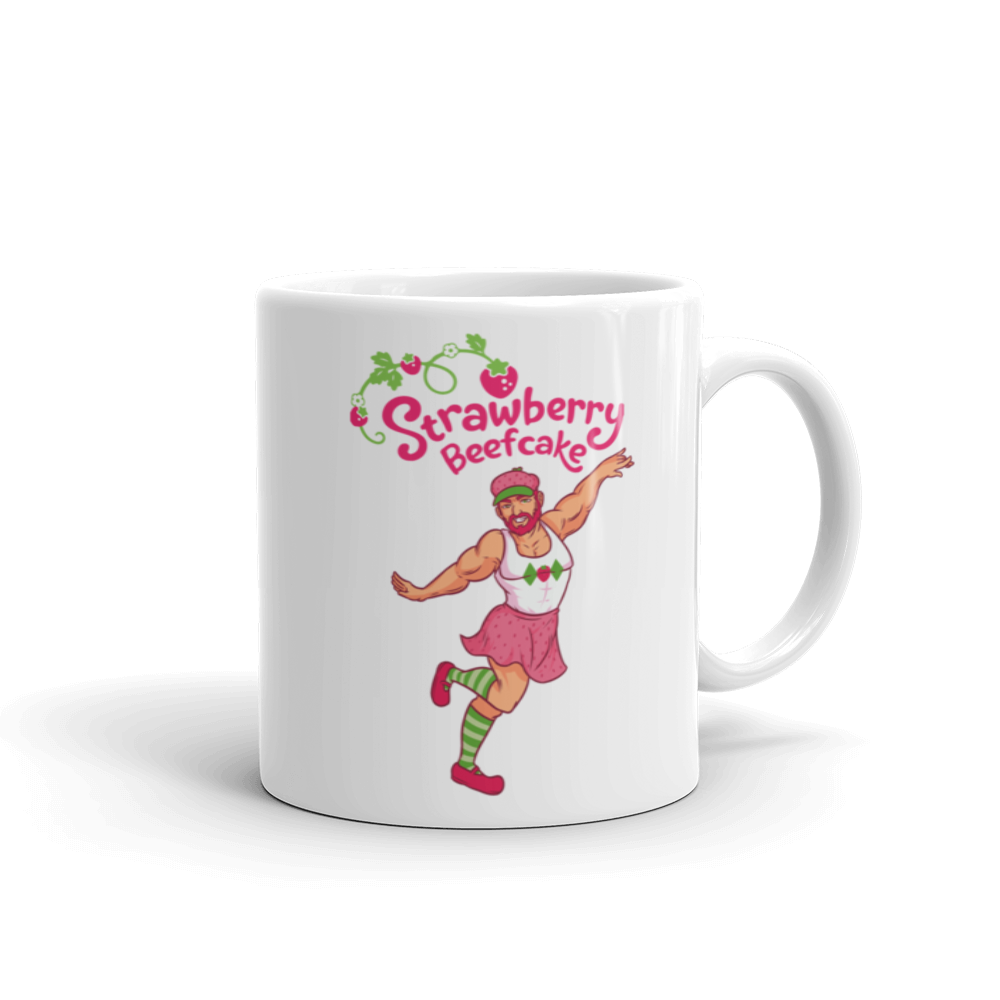 Strawberry Beefcake (Mug)-Mugs-Swish Embassy