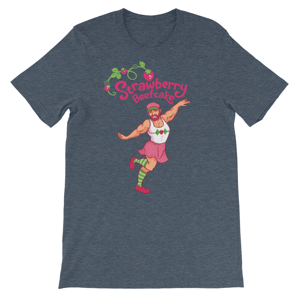 Strawberry Beefcake-T-Shirts-Swish Embassy