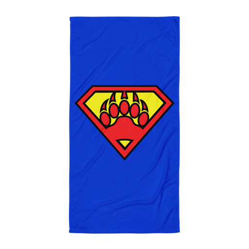 Super Bear (Beach Towel)-Beach Towel-Swish Embassy