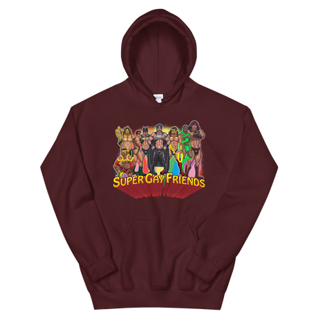 Supergay Friends (Hoodie)-Hoodie-Swish Embassy