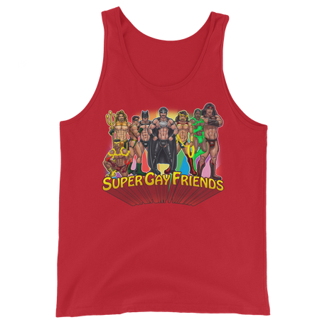 Supergay Friends (Tank Top)-Tank Top-Swish Embassy