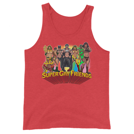 Supergay Friends (Tank Top)-Tank Top-Swish Embassy