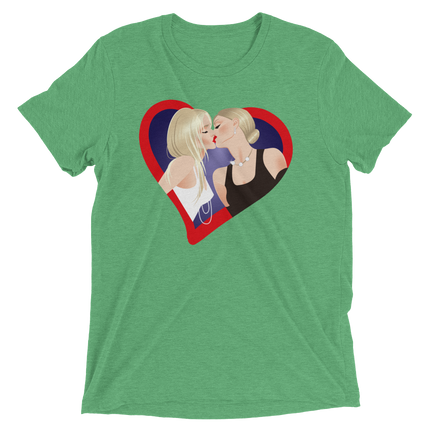 The Kiss (Retail Triblend)-Triblend T-Shirt-Swish Embassy