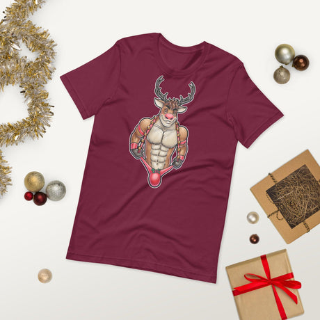 Then All the Reindeer Loved Him-Christmas T-Shirts-Swish Embassy